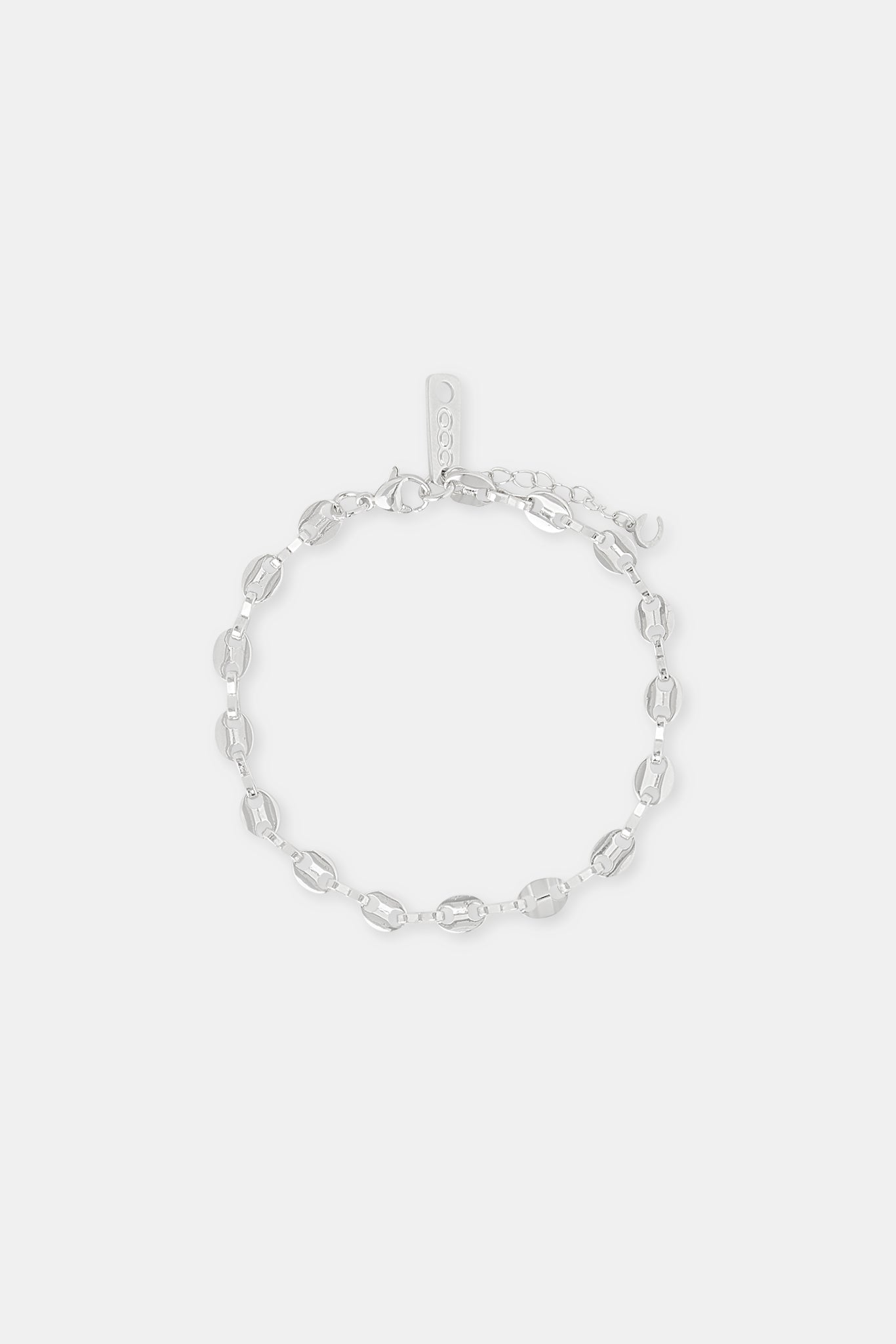 Poliertes Kaffeebohnenarmband – 5 mm